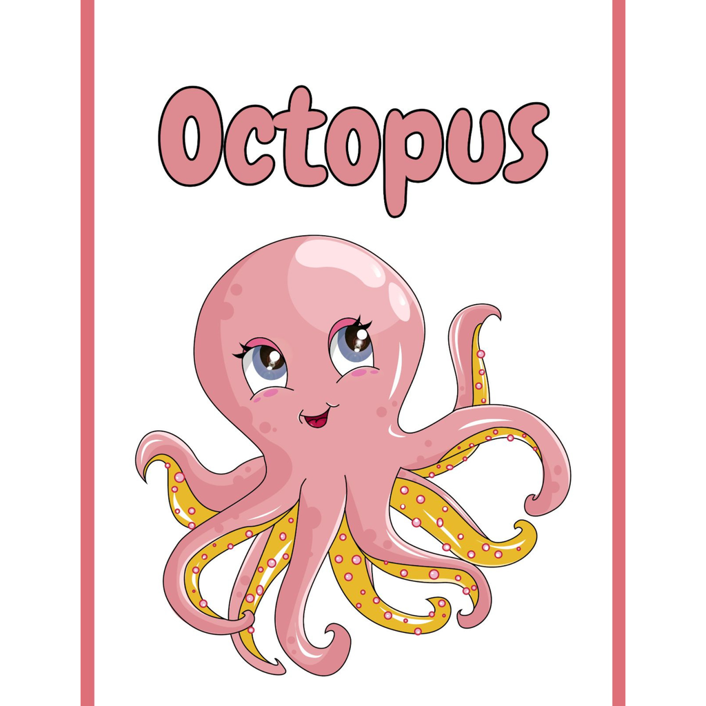 Sea Animals Flashcards for Kids