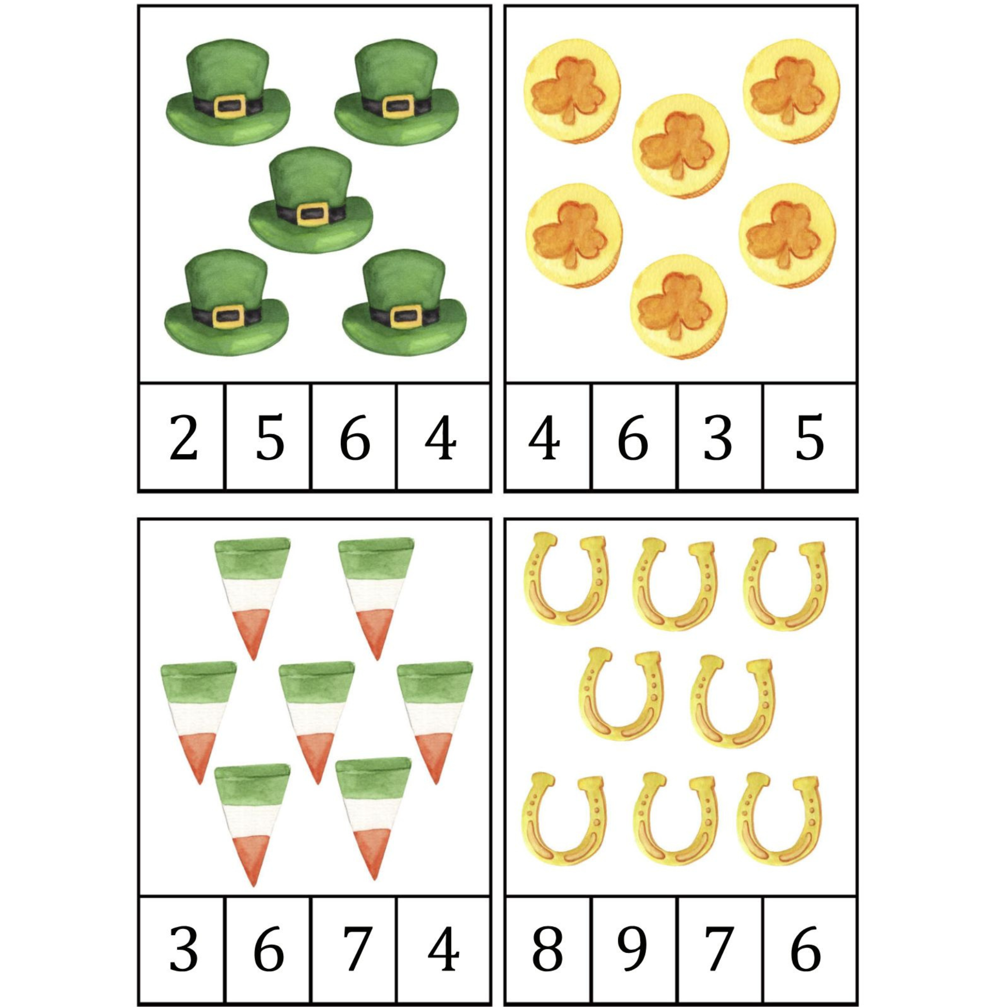 St. Patrick's Day Math Activity Pack