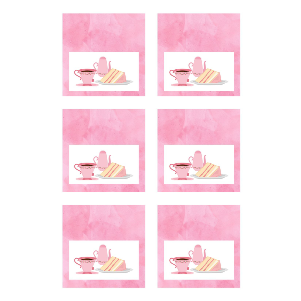 Tea Party Printable Decor and Menu Pack