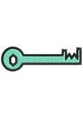 Key of Life Embroidery Design