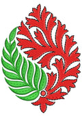 Leaf Type Embroidery Design