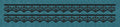 Scallop Floral Lace Border Teal & Black Embroidery Design