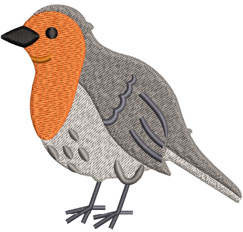 Sparrow Embroidery Design