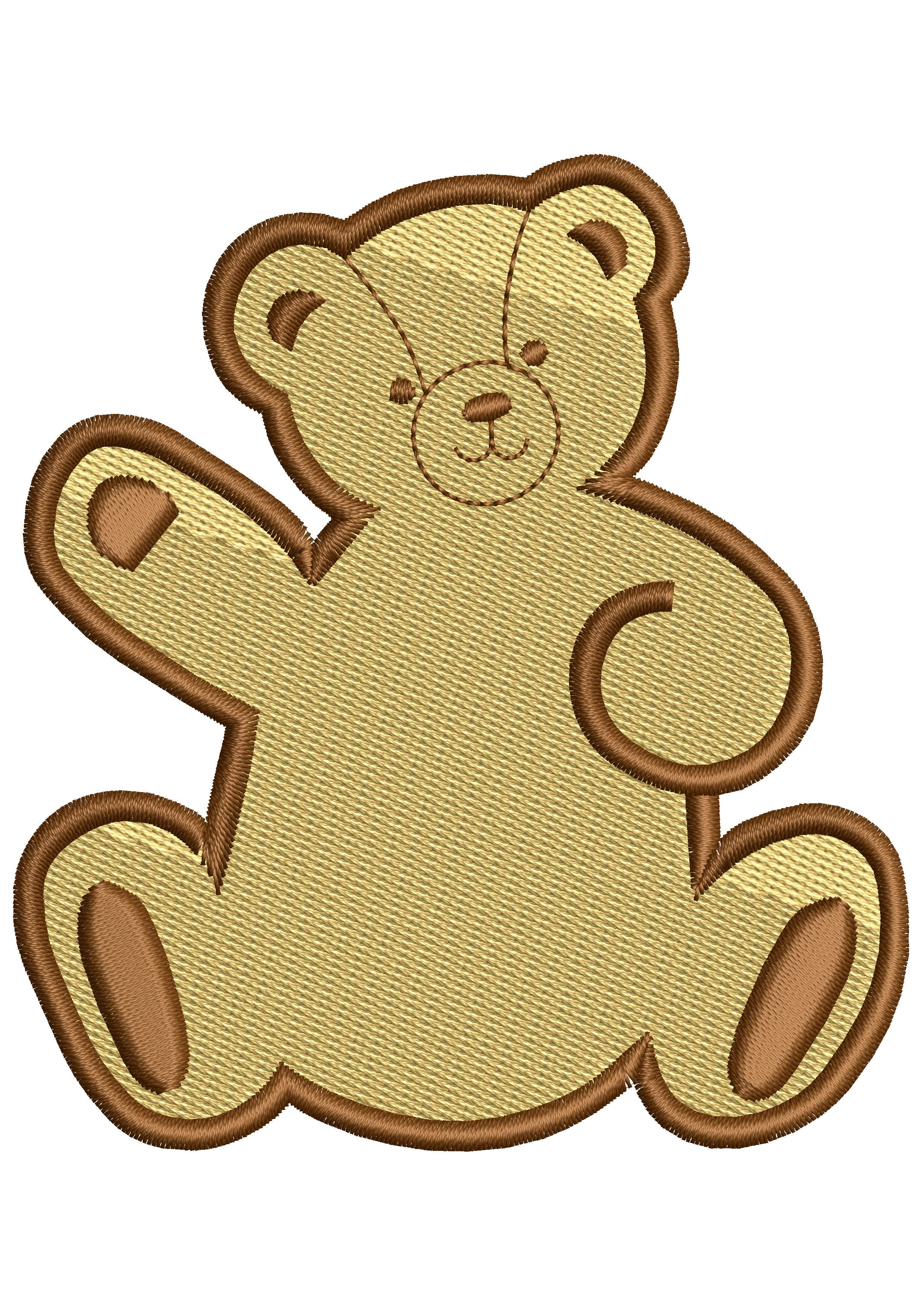 Teddy Bear Embroidery Design