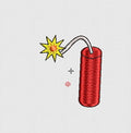 Bomb Embroidery Design