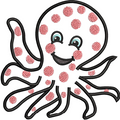 Octopus Embroidery Design