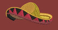 Geometric Brim Headwear Embroidery Design