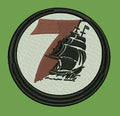 Maritime Seven Emblem Embroidery Design