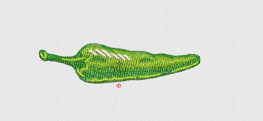Chilli Embroidery Design