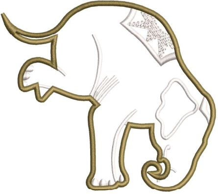 Elephant Embroidery Design