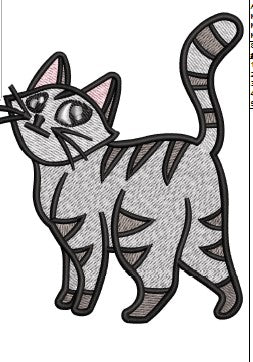 Cat Embroidery Design