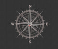 Compass Embroidery Design