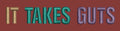 Courageous Words Embroidery Design