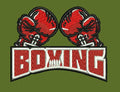 Stylized Boxing Embroidery Design