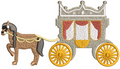 Horse Cart Embroidery Design