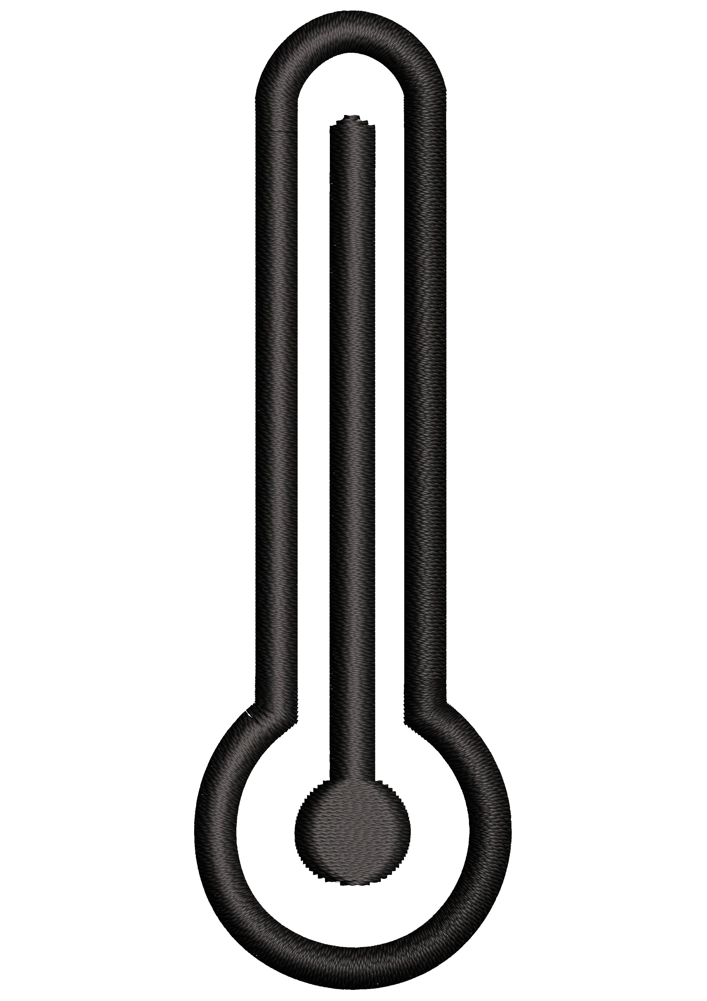 Temperature Embroidery Design
