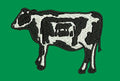 Holstein Cow Silhouette Embroidery Design