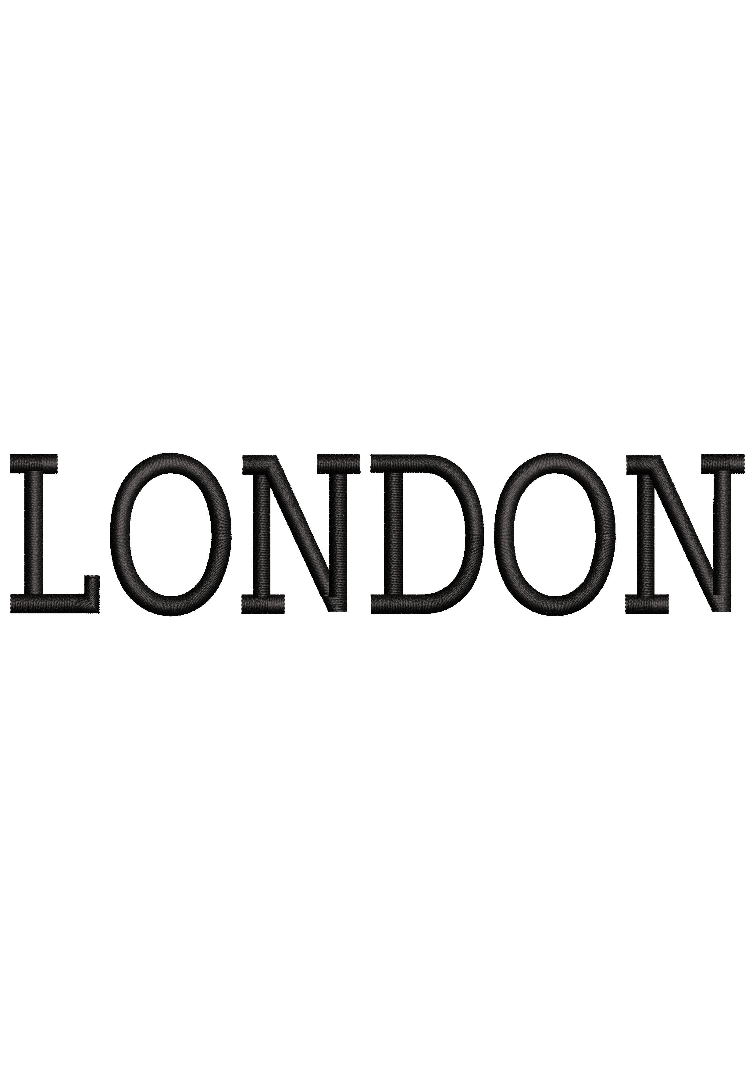 London Embroidery Design