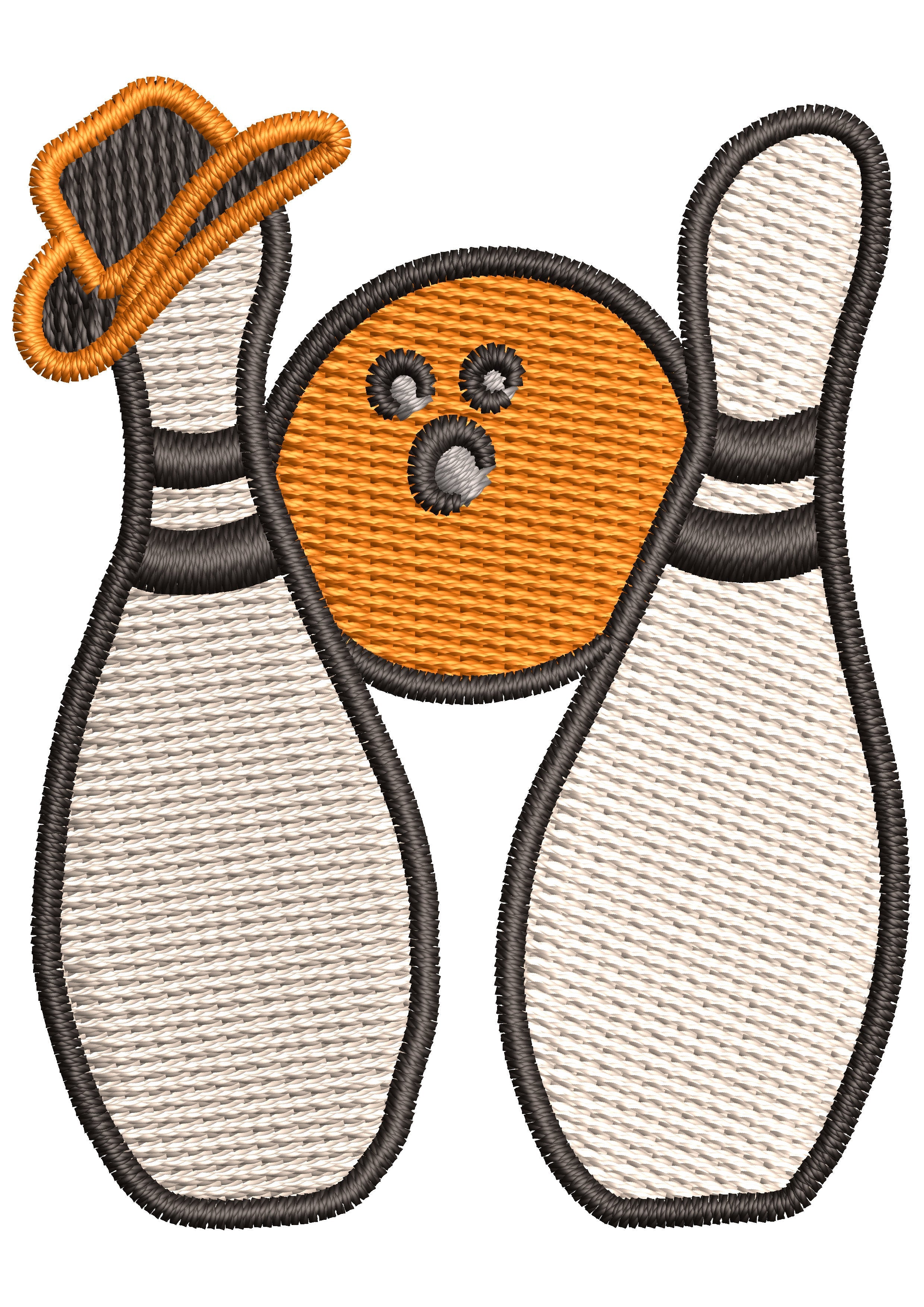 High Cap Game Embroidery Design