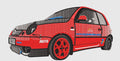 Car Embroidery Design