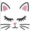 Cat Eyes Embroidery Design
