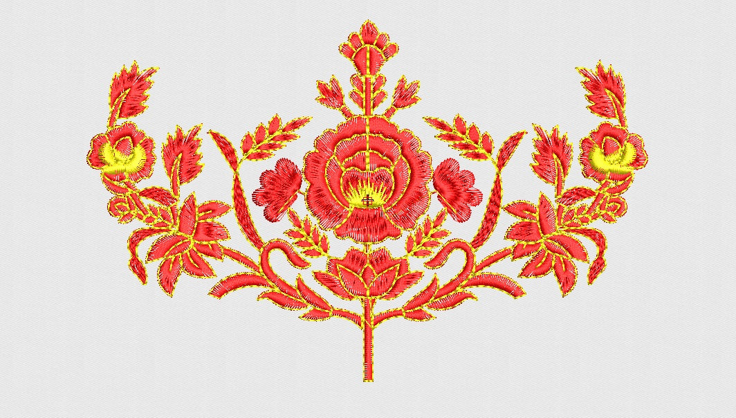 Flower Embroidery Design