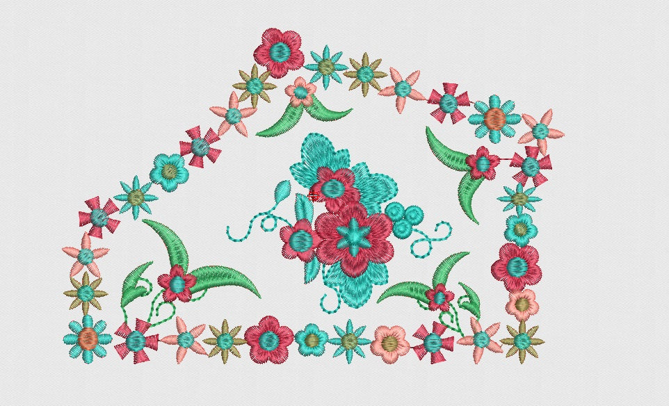 Flower Embroidery Design