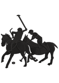 Polo Player Embroidery Design