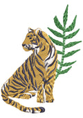 Lion Of Asia Embroidery Design