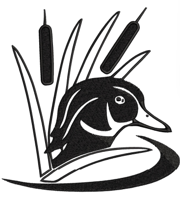 Duck Embroidery Design