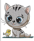 Cat Embroidery Design