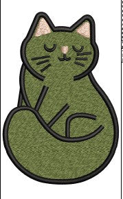 Cat Embroidery Design