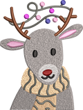 Deer Embroidery Design