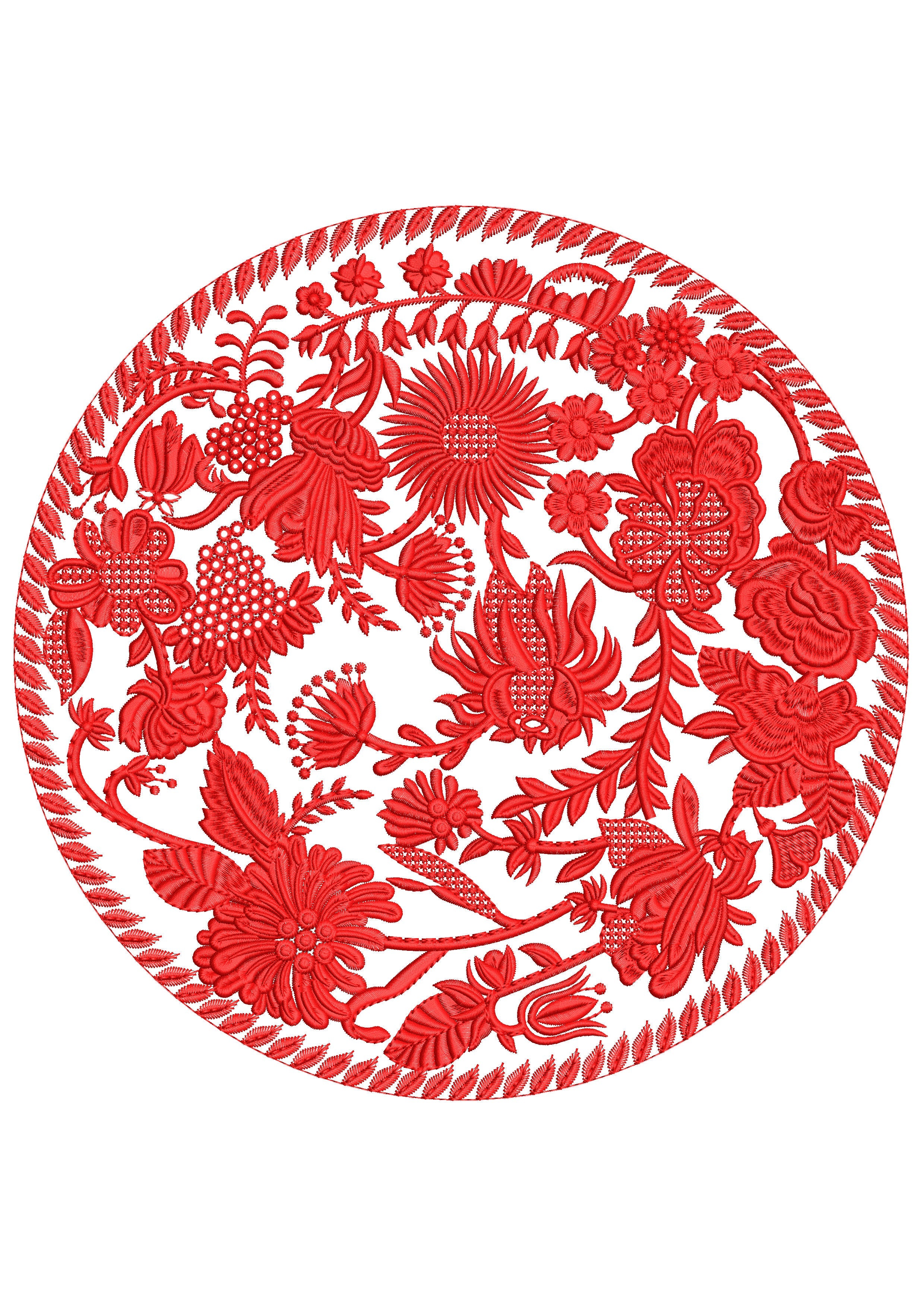 Painting Stitch Embroidery Design