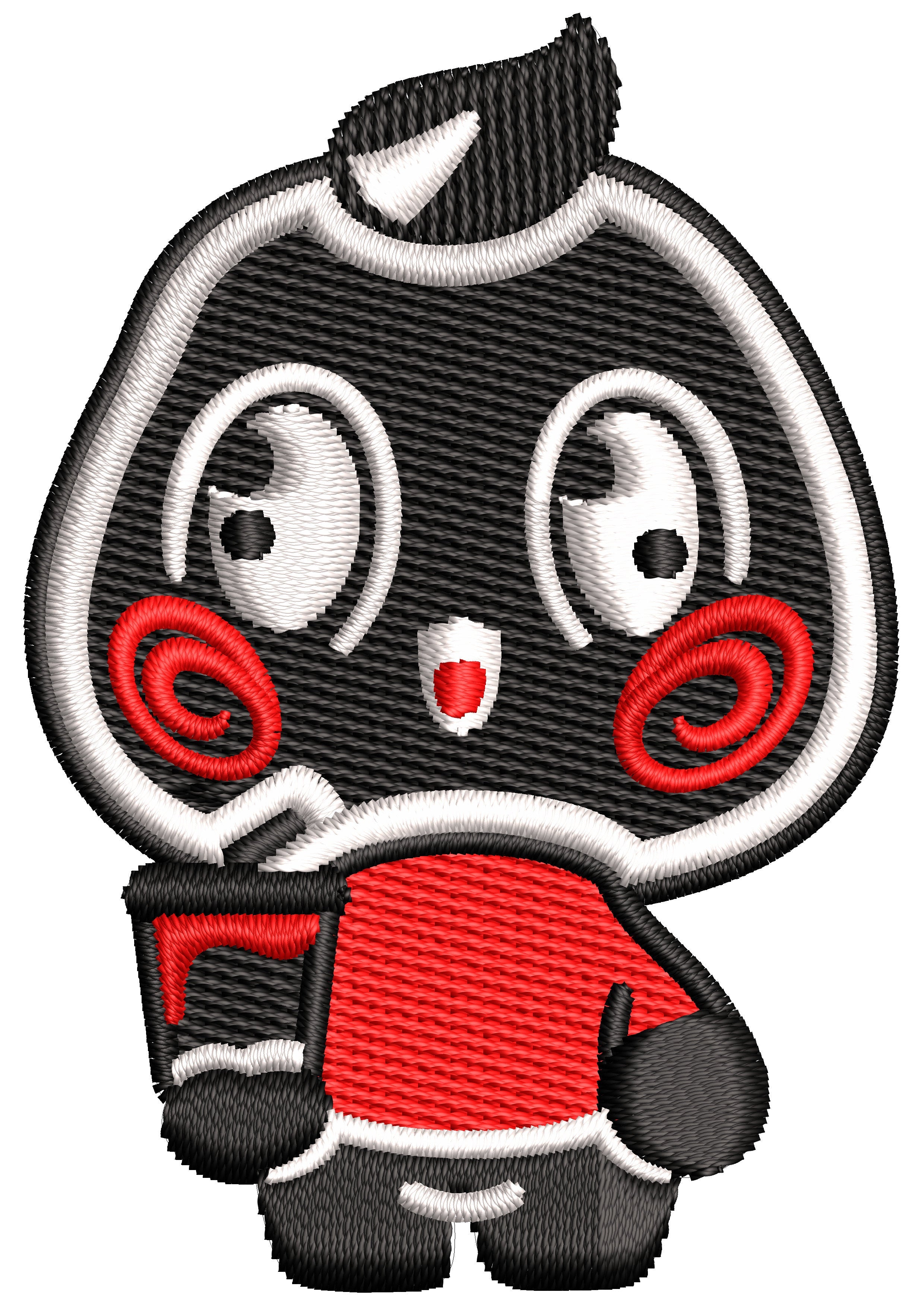 Cartoon Tiny Embroidery Design
