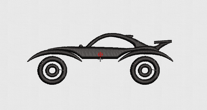 Car Embroidery Design
