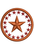 Star Jurat Embroidery Design