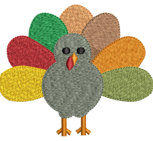Peacock Baby Embroidery Design