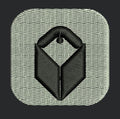 Icon Geometric Abstract Symbol Embroidery Design