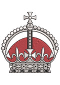Church Crown Embroidery Design