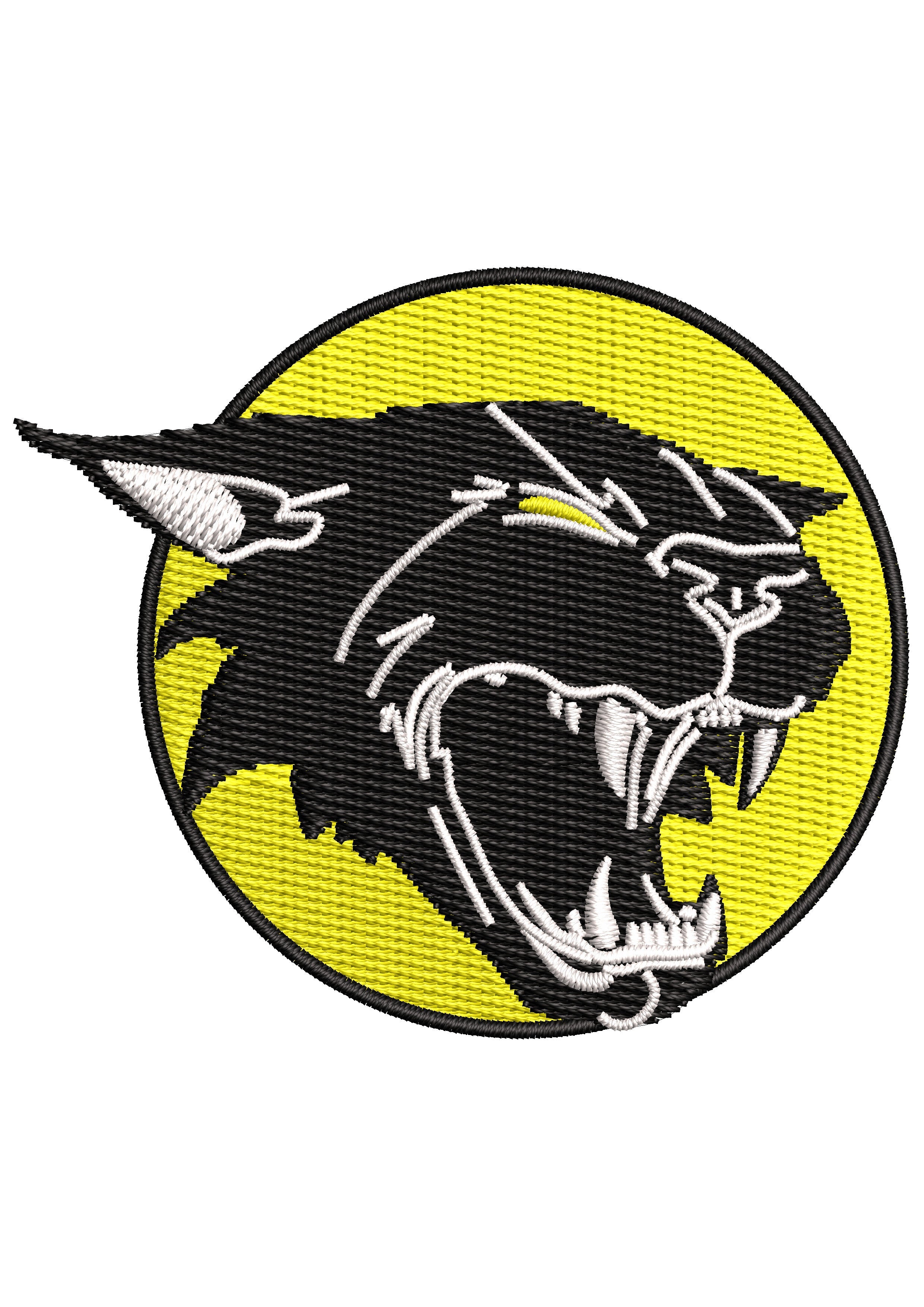 Cougar Head Embroidery Design