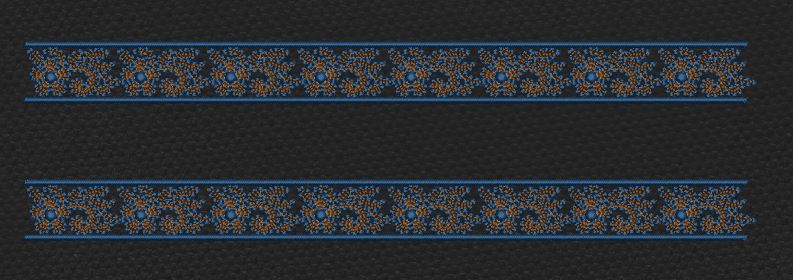 Intricate Floral Scroll Border Embroidery Design