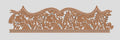 Wavy Floral Vine Border Embroidery Design