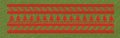 Floral Border Red & Green Embroidery Design