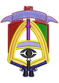 Eye Art Embroidery Design