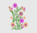 Flower Embroidery Design