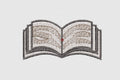Books Embroidery Design