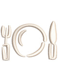 Dinning Set Embroidery Design