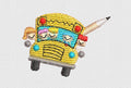 Bus Embroidery Design