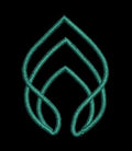 Interlocking Petal Symmetry Embroidery Design